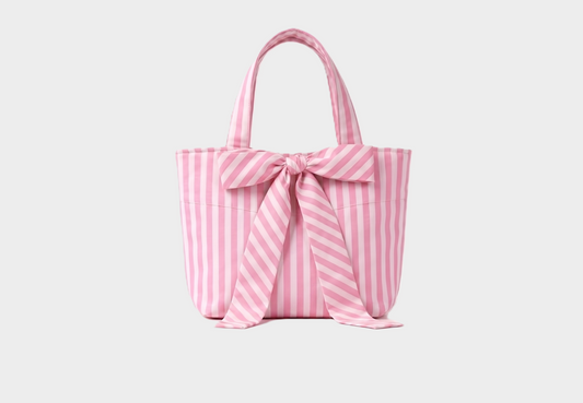 ROSÉ RIBBON TOTE