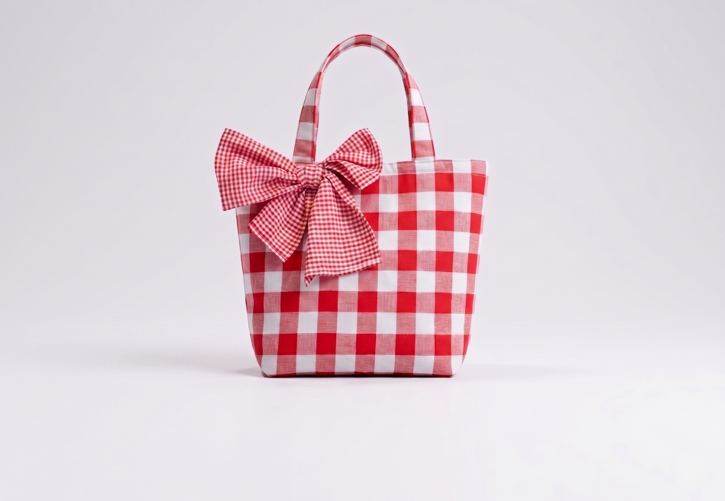 RED GINGHAM TOTE