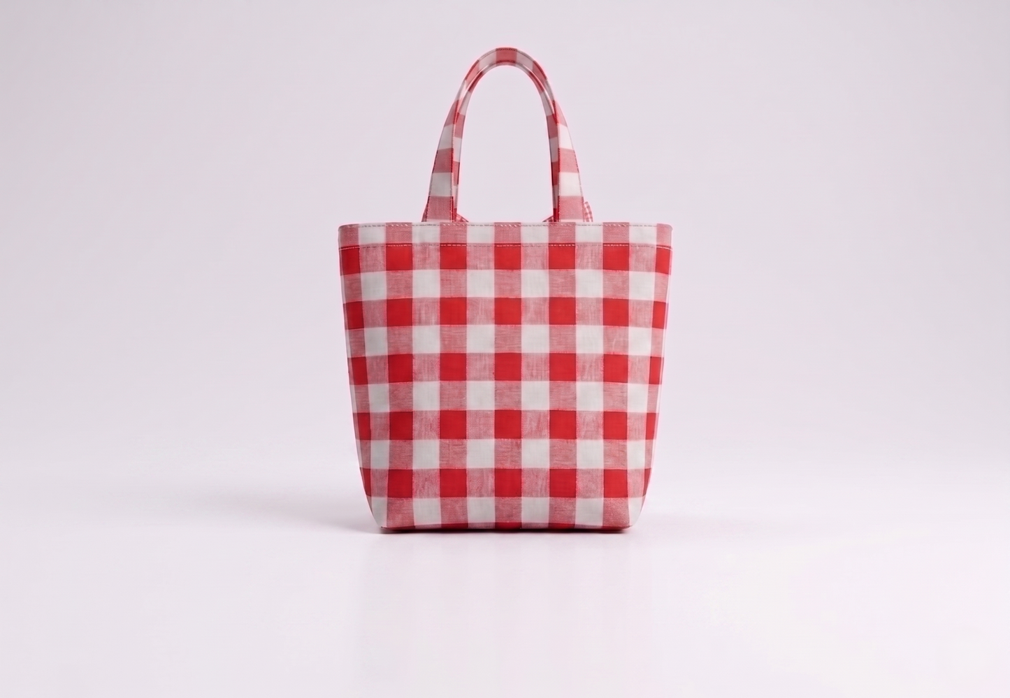 RED GINGHAM TOTE